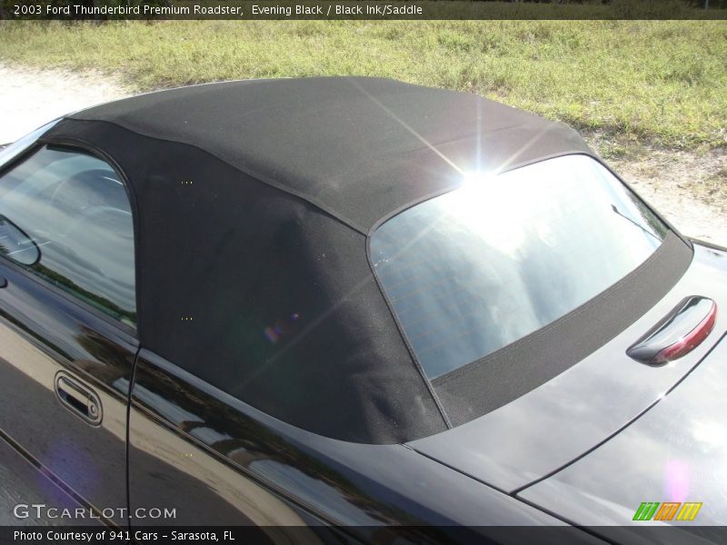 Evening Black / Black Ink/Saddle 2003 Ford Thunderbird Premium Roadster