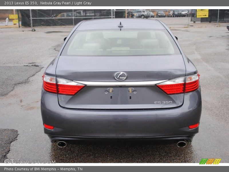 Nebula Gray Pearl / Light Gray 2013 Lexus ES 350