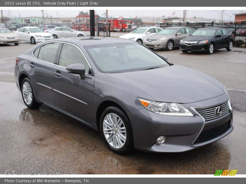 Nebula Gray Pearl / Light Gray 2013 Lexus ES 350