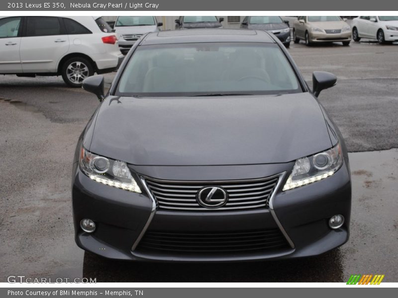 Nebula Gray Pearl / Light Gray 2013 Lexus ES 350