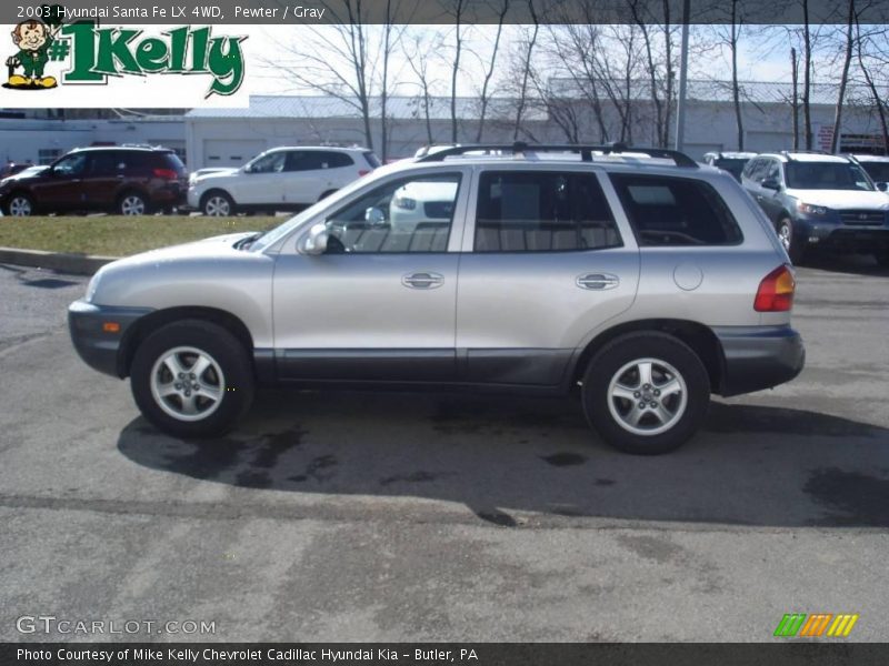 Pewter / Gray 2003 Hyundai Santa Fe LX 4WD