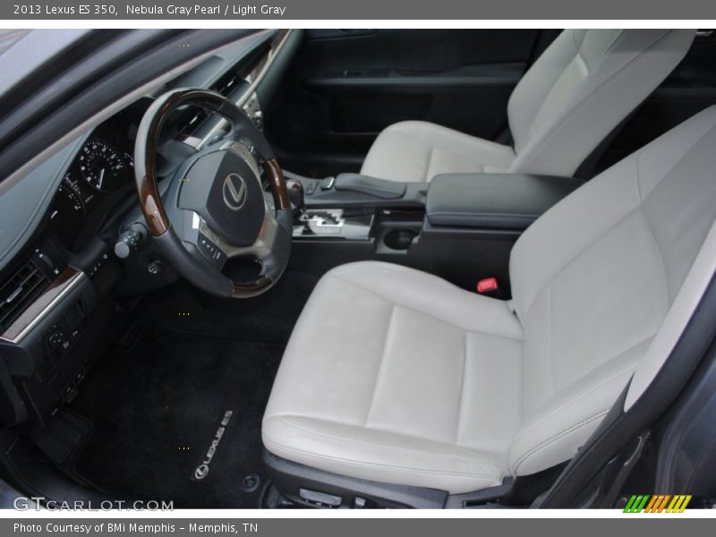 Nebula Gray Pearl / Light Gray 2013 Lexus ES 350