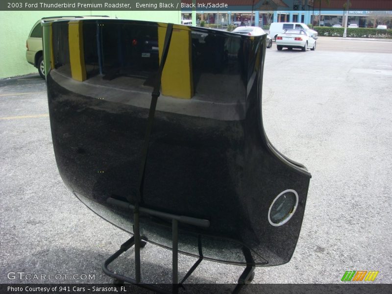 Evening Black / Black Ink/Saddle 2003 Ford Thunderbird Premium Roadster