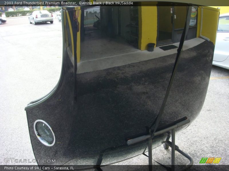 Evening Black / Black Ink/Saddle 2003 Ford Thunderbird Premium Roadster