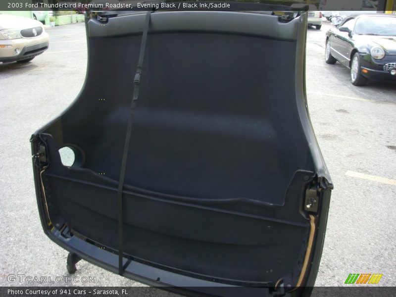 Evening Black / Black Ink/Saddle 2003 Ford Thunderbird Premium Roadster