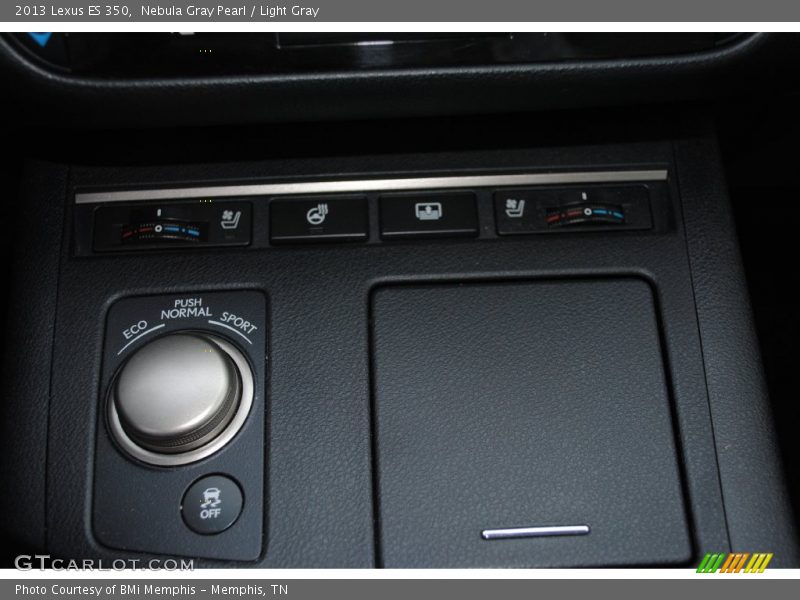 Nebula Gray Pearl / Light Gray 2013 Lexus ES 350