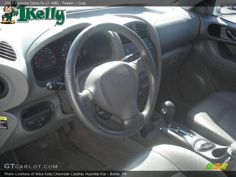 Pewter / Gray 2003 Hyundai Santa Fe LX 4WD
