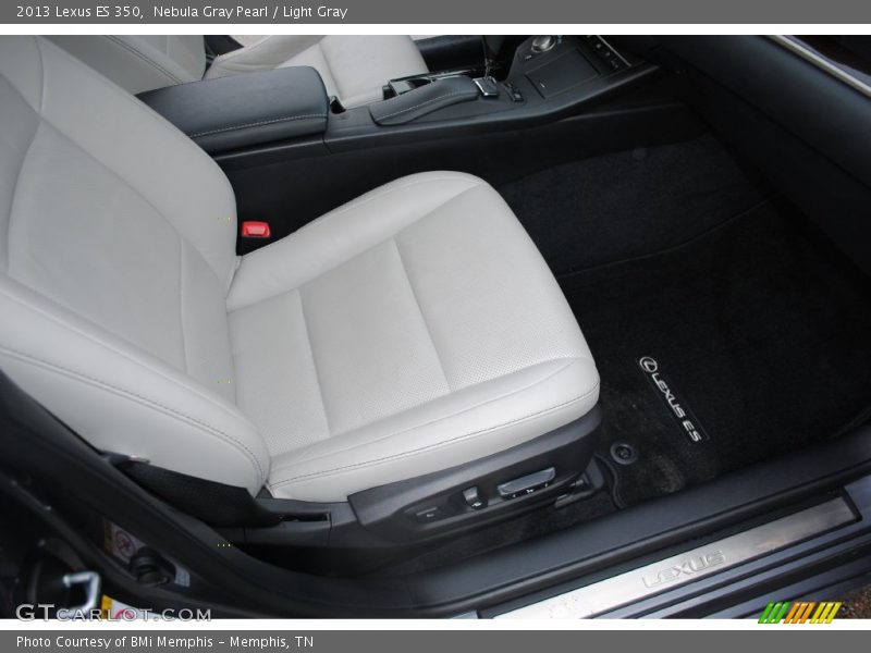 Nebula Gray Pearl / Light Gray 2013 Lexus ES 350