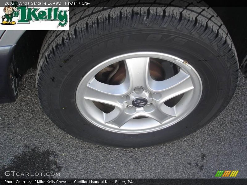 Pewter / Gray 2003 Hyundai Santa Fe LX 4WD