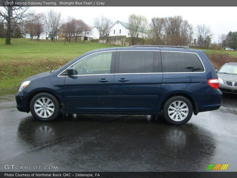 Midnight Blue Pearl / Gray 2005 Honda Odyssey Touring