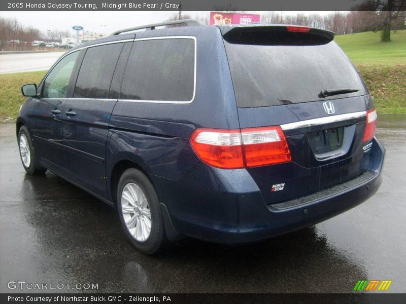 Midnight Blue Pearl / Gray 2005 Honda Odyssey Touring