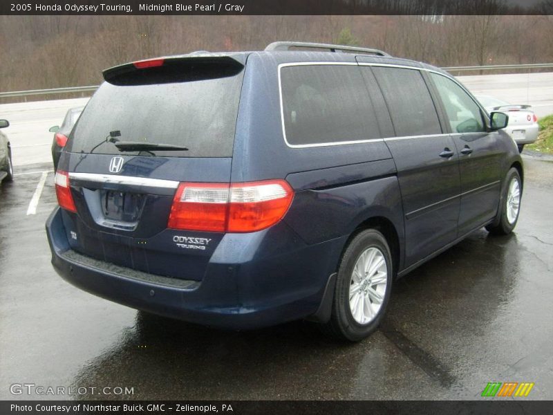 Midnight Blue Pearl / Gray 2005 Honda Odyssey Touring