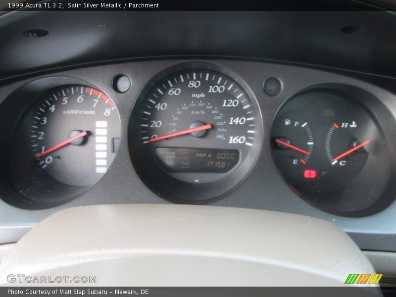 Satin Silver Metallic / Parchment 1999 Acura TL 3.2