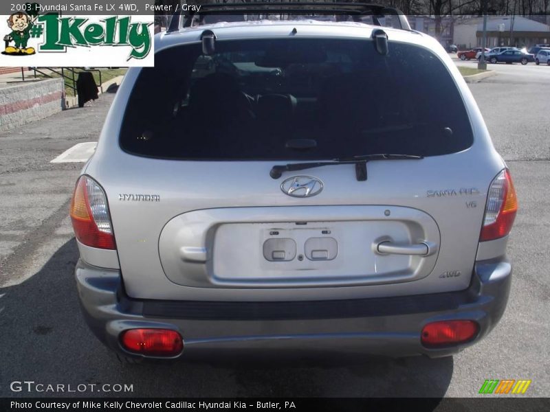 Pewter / Gray 2003 Hyundai Santa Fe LX 4WD