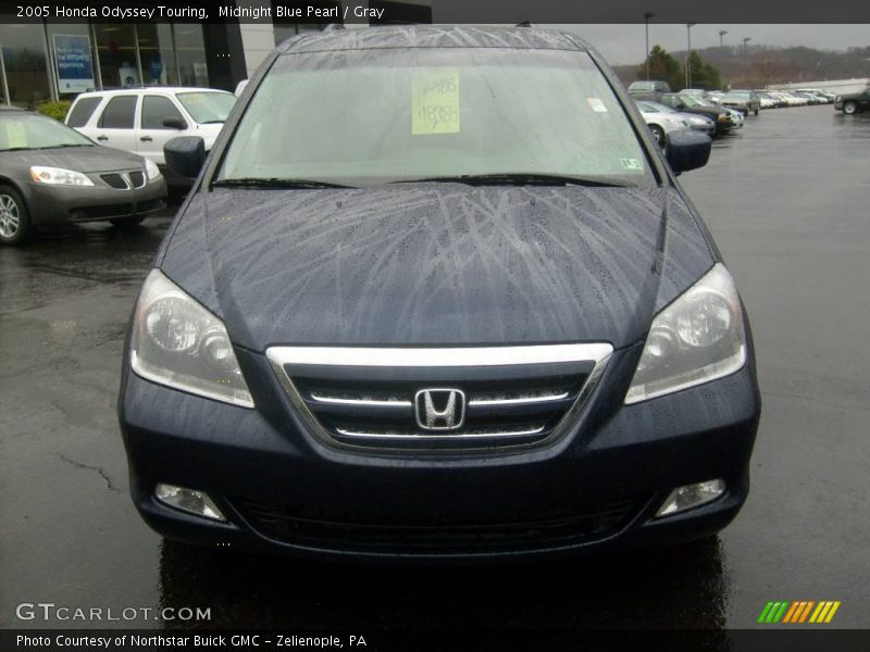 Midnight Blue Pearl / Gray 2005 Honda Odyssey Touring