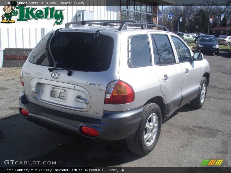 Pewter / Gray 2003 Hyundai Santa Fe LX 4WD