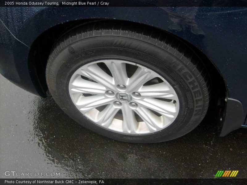 Midnight Blue Pearl / Gray 2005 Honda Odyssey Touring