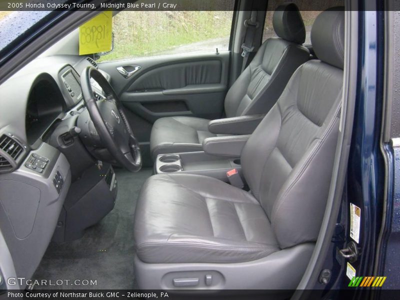 Midnight Blue Pearl / Gray 2005 Honda Odyssey Touring