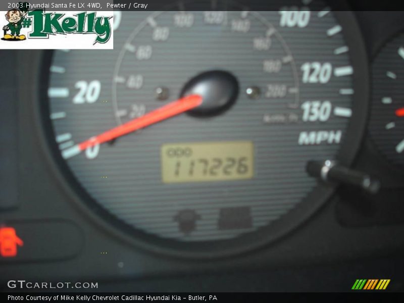 Pewter / Gray 2003 Hyundai Santa Fe LX 4WD