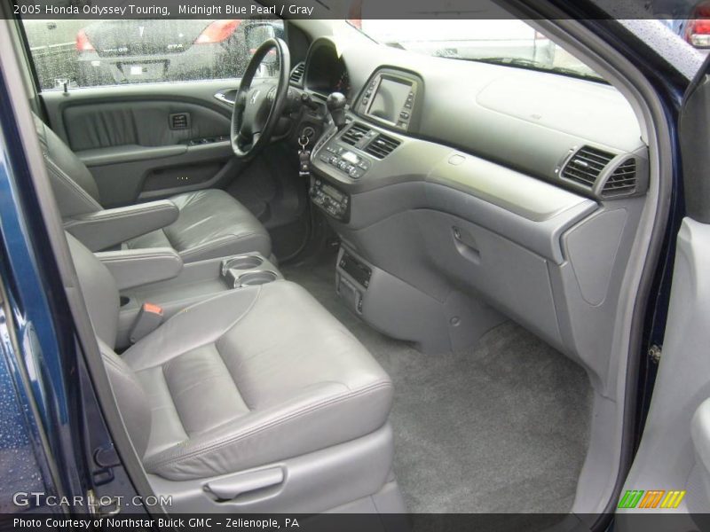 Midnight Blue Pearl / Gray 2005 Honda Odyssey Touring
