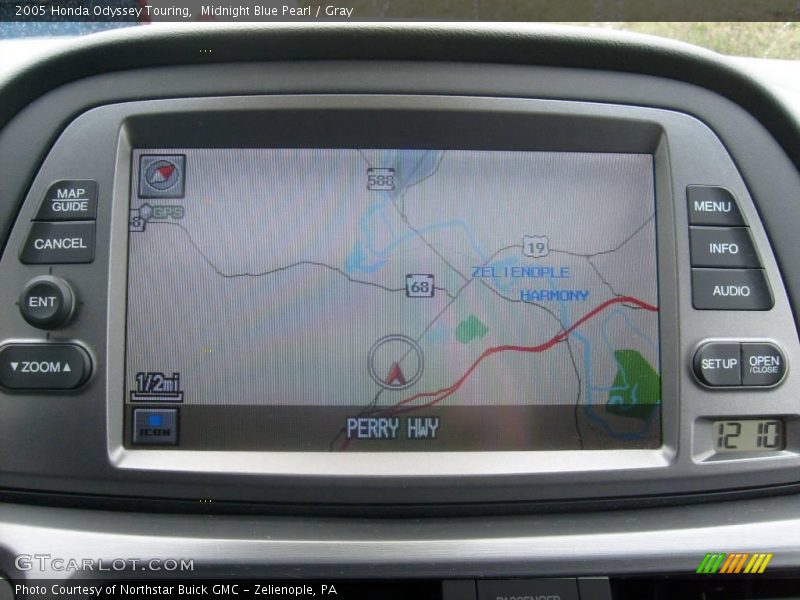 Midnight Blue Pearl / Gray 2005 Honda Odyssey Touring
