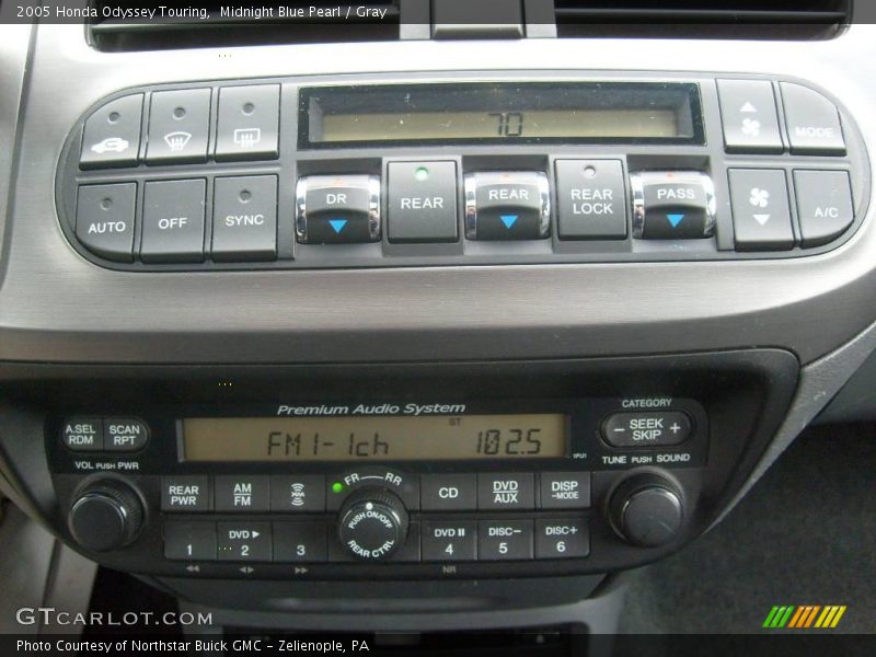 Midnight Blue Pearl / Gray 2005 Honda Odyssey Touring