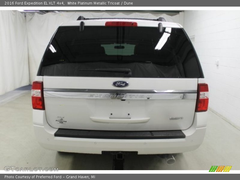 White Platinum Metallic Tricoat / Dune 2016 Ford Expedition EL XLT 4x4