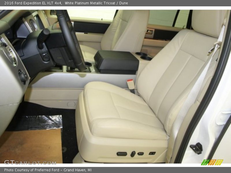 White Platinum Metallic Tricoat / Dune 2016 Ford Expedition EL XLT 4x4