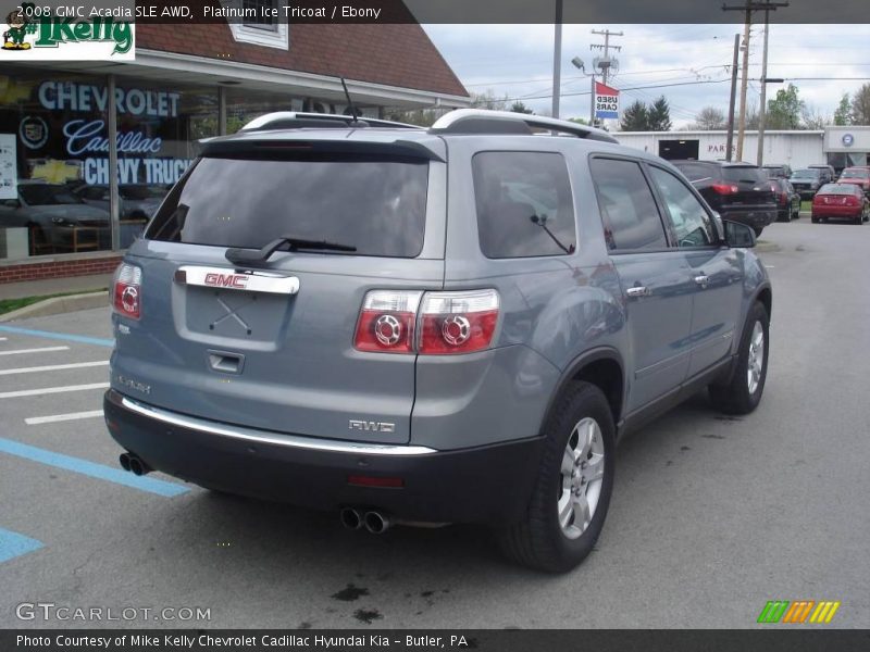Platinum Ice Tricoat / Ebony 2008 GMC Acadia SLE AWD