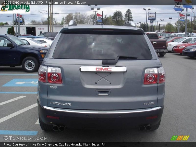 Platinum Ice Tricoat / Ebony 2008 GMC Acadia SLE AWD