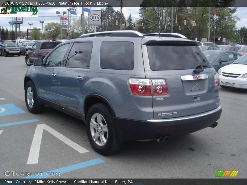 Platinum Ice Tricoat / Ebony 2008 GMC Acadia SLE AWD