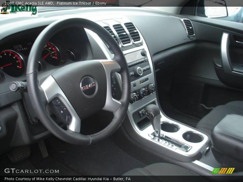 Platinum Ice Tricoat / Ebony 2008 GMC Acadia SLE AWD