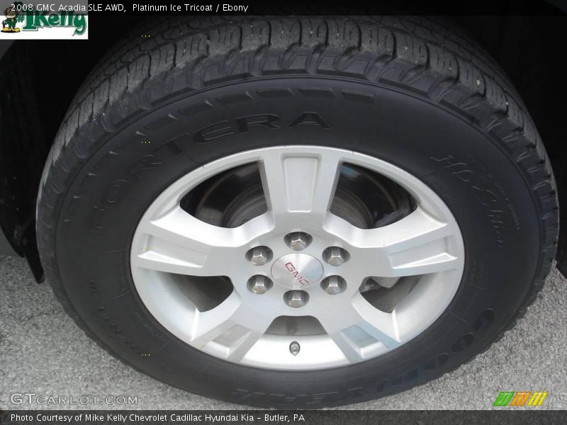 Platinum Ice Tricoat / Ebony 2008 GMC Acadia SLE AWD