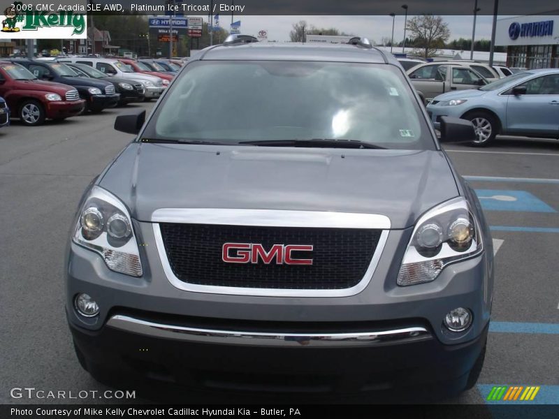 Platinum Ice Tricoat / Ebony 2008 GMC Acadia SLE AWD