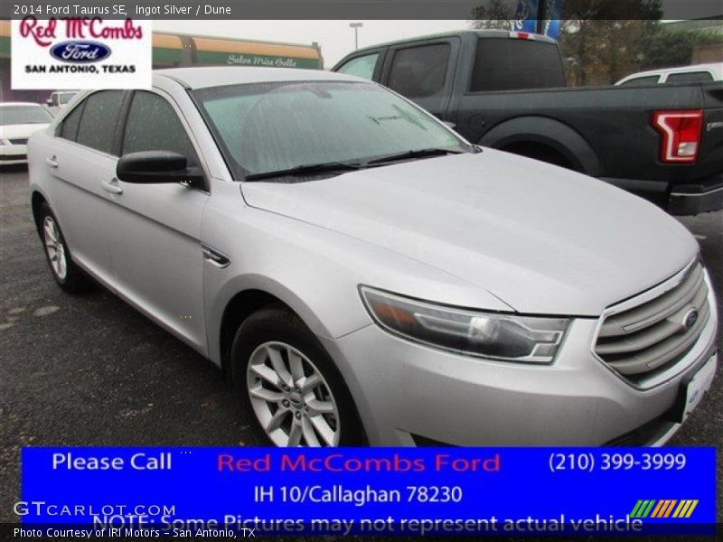 Ingot Silver / Dune 2014 Ford Taurus SE