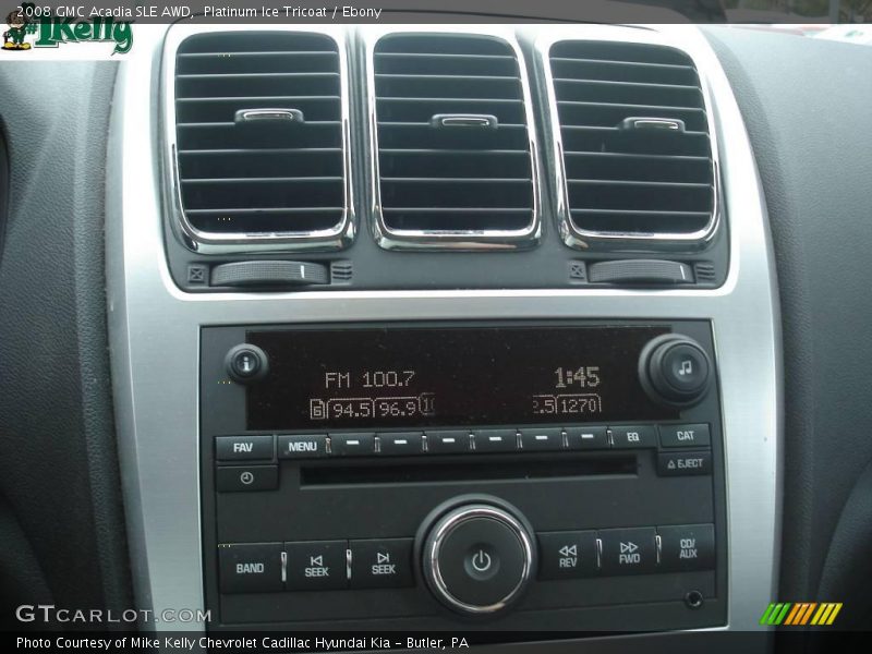 Platinum Ice Tricoat / Ebony 2008 GMC Acadia SLE AWD