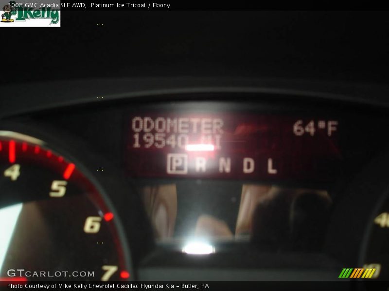 Platinum Ice Tricoat / Ebony 2008 GMC Acadia SLE AWD