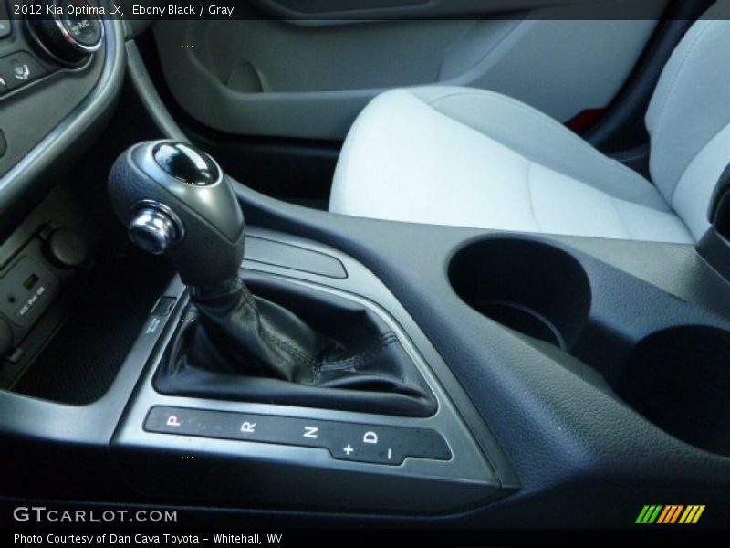 Ebony Black / Gray 2012 Kia Optima LX
