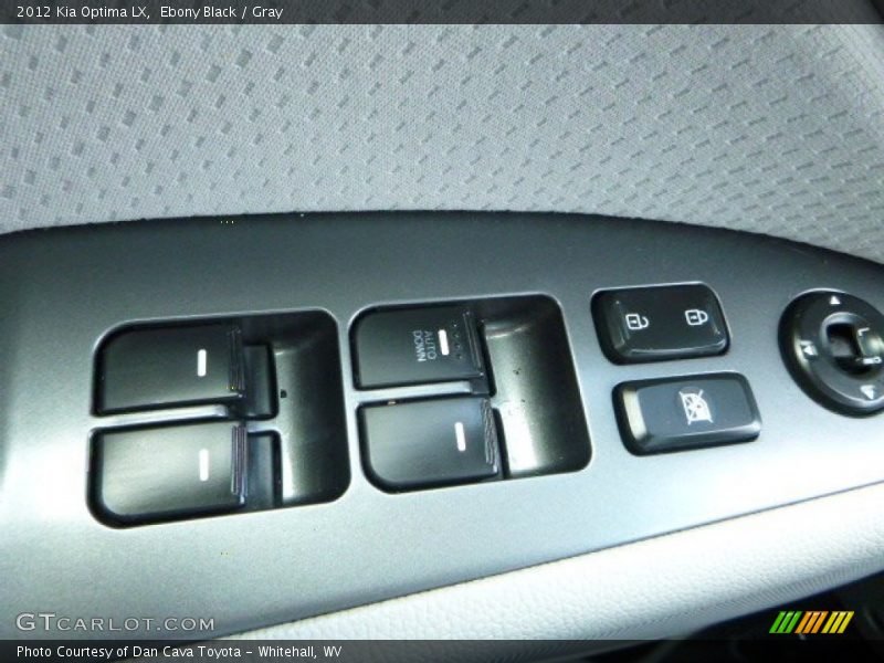 Ebony Black / Gray 2012 Kia Optima LX