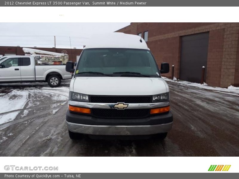 Summit White / Medium Pewter 2012 Chevrolet Express LT 3500 Passenger Van