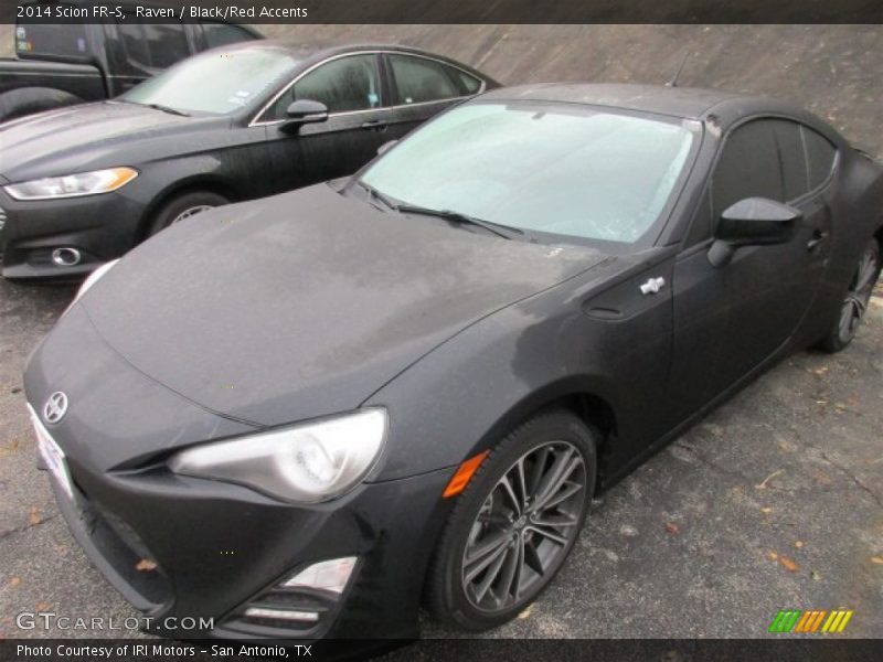 Raven / Black/Red Accents 2014 Scion FR-S
