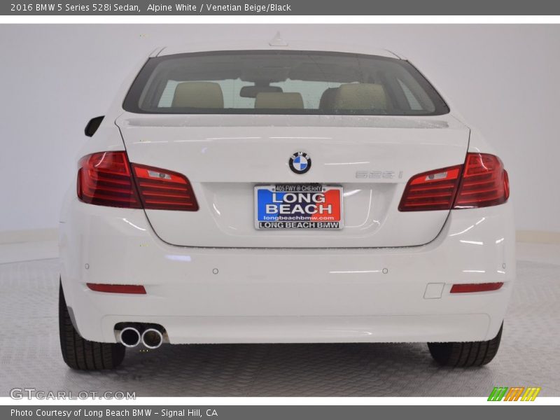 Alpine White / Venetian Beige/Black 2016 BMW 5 Series 528i Sedan