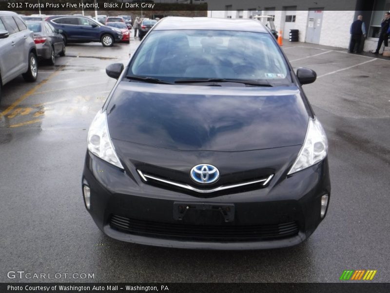 Black / Dark Gray 2012 Toyota Prius v Five Hybrid