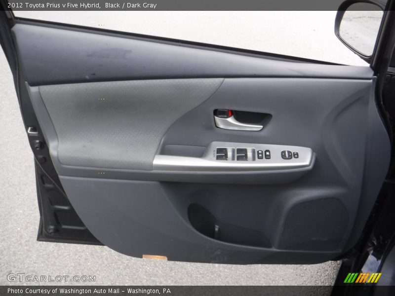 Black / Dark Gray 2012 Toyota Prius v Five Hybrid