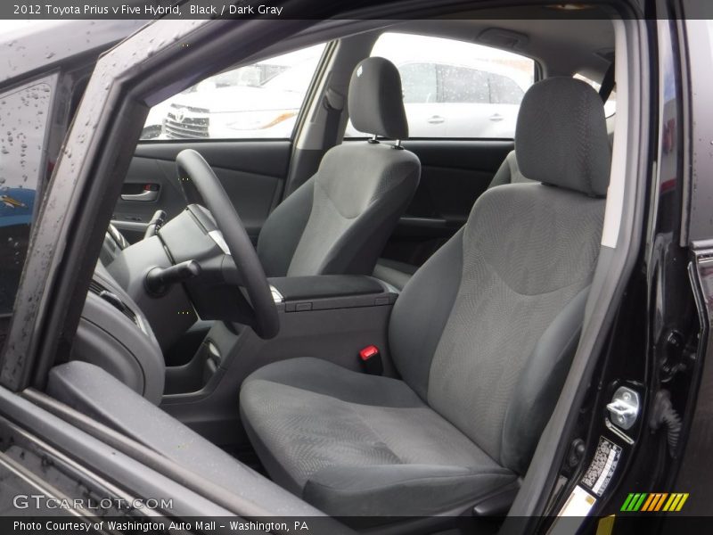Black / Dark Gray 2012 Toyota Prius v Five Hybrid
