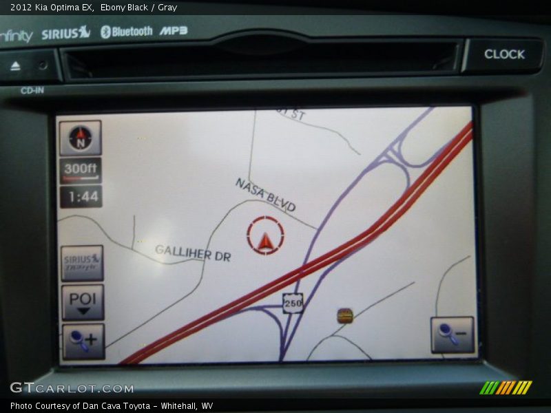 Ebony Black / Gray 2012 Kia Optima EX