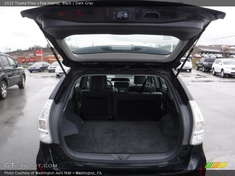 Black / Dark Gray 2012 Toyota Prius v Five Hybrid