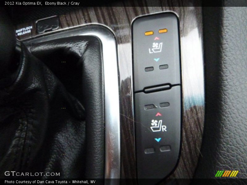 Ebony Black / Gray 2012 Kia Optima EX