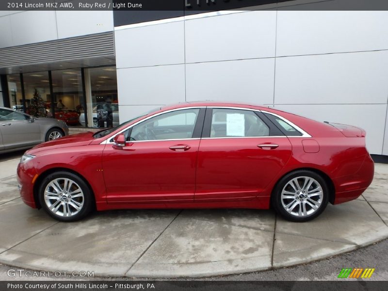  2014 MKZ AWD Ruby Red