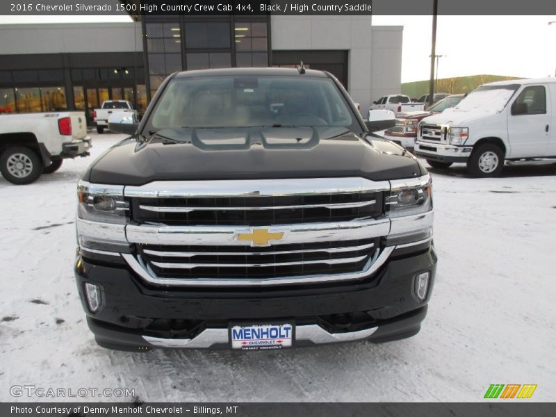 Black / High Country Saddle 2016 Chevrolet Silverado 1500 High Country Crew Cab 4x4